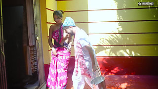 Desi Indian Milk Man Fucks Bhabhiji with Bucket of Milk ( Hindi Audio )