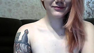 Pretty Blonde Babe  Playing Her Cunt On Cam