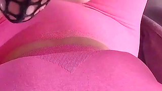 I Suck and Lick Cock Through Fishnet Nylon Panties