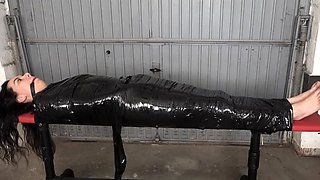 FetishGarage – Mummified feet brushing