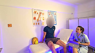 Real UK Nurse Blows Me in Clinic!