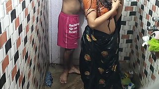 Bhabhi Was Fucked by Brother-in-law in the Bathroom, New Bhabhi Sex Video