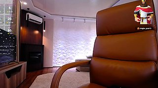 Blonde mature with big boobs masturbates in bed