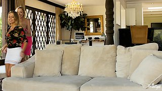 Raunchy lesbies incredible adult clip