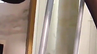 Secretary Foot Jerking - Wet Milking Nylon Feet of Smoking Blonde Office Girl!