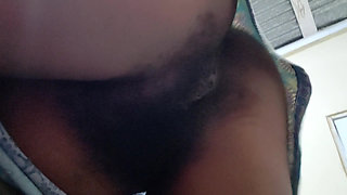 In Order to Show Me Her Large Pussy and Masturbate, the Lovely Stepmother Removes Her Underwear Twice