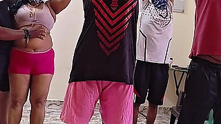 Boxing Coach and Student Fucks Mother and Daughter