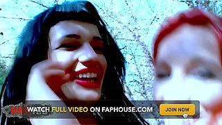 Nina Roberts: 2 Sexy Pornstars in Sexy Lesbian Action in the Forest