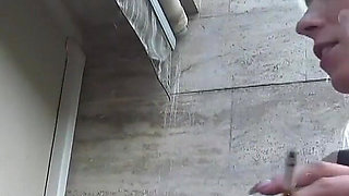 Two Wild MILF Sluts Spitting on Their Slave