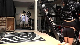 gentle fetish anal actions with latex and bdsm