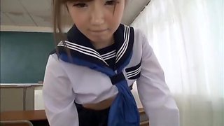 Young asian fucked on the school bench