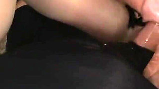 Late for a Pantyhose Footjob