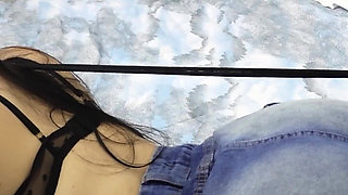 Submissive Carol in Bondage Blowjob!