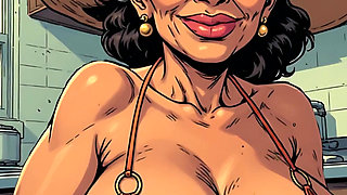 Bikini Old Babes 3D Ai Art