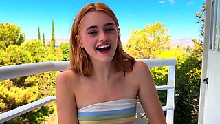 Redhead Teen's Wild Public Fuck Playground Adventure