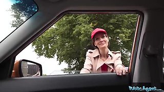 Shy Waitress Gets More Than Tip - Public Blowjob & Hardcore Sex with Mia Moon