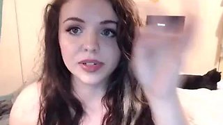 Adorable Webcam Babe Chatting Naked: Big Tits, Amateur  Dildo Porn