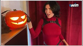 Halloween Ada Wong Forgot To Put On Her Panties And Was Well Fucked