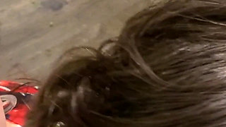 Katt Staxxx & Ahanu Reed Suck the Cum Out of Him Before Serving Him Food!!