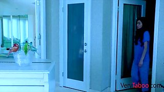 Hot Latina Stepdaughter Fucks Busty Stepmom - Honey Blossom & Savannah Sixx Lesbian Action