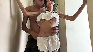 Stepsister Gets Creampied On The Couch While Parents Are Away
