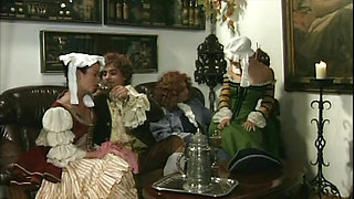 Anal Foursome at Court with Sirs and Maids