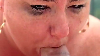 It's Raining Cumshots in the Pool with Ashley Ace