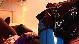 Latex Rubber Backstage Video - 2 Lesbian Girls Have Hot Sex at Home Making Porn