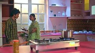 Tiny Indian MILF Naomi Shah swallows a stiff cock