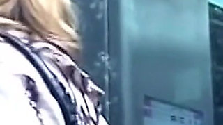 Public Phone Deepthroat Slut Swallows Thick Load