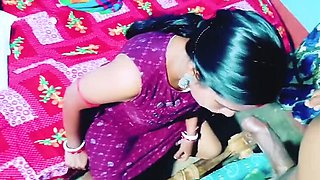 Desi Wife Cheats with Step-Brother - Rough Night Sex Bengali Audio