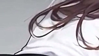 Waifu Secretary POV - Close-up Nylon Teasing & Sneaky Cunnilingus Play Warm up