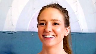 Hot amateur teen babe enjoys old cock blowjob and fuck in hd