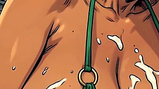 3D Cum on Breasts Art