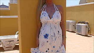 Filthy Flashing Outdoor Fingering & Anal Play with Ass Spreading & Pussy Play