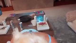 Homemade amateur blonde blowjob