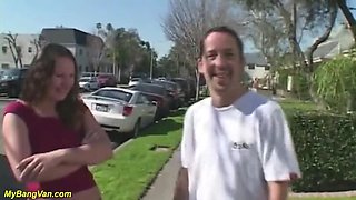 Curvy Teen First Time Fucked in Van - Shy 19 Year Old BangBus