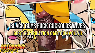 Black Guys Fuck Cuckold Wives. Best Cartoon Compilation
