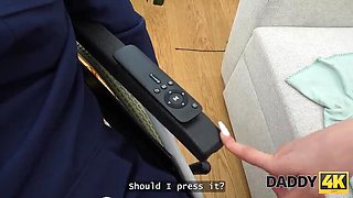 Hot Blonde Cheating Girlfriend Luna Bbunny Fucks Old Veteran Stanley Johnson - Hardcore HD Sex