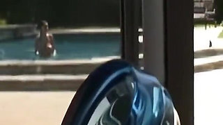 In the Pool, Surrounded by Cocks