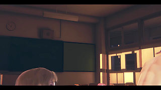 Hentai Uncensored 3D - Hermi Hardsex at University - Japanese Asian Manga Anime Game Porn