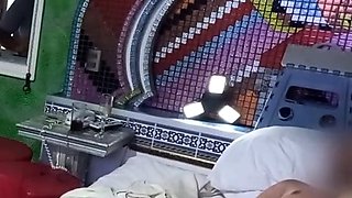 Public flashing in a hotel room - big ass Latina milf