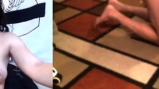 sissy gets CEI on cam