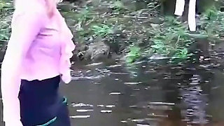 Secretary's White Tights Drenched in Waders Gone Wrong