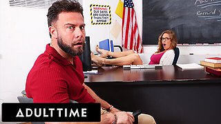 Modest Seth Gamble and Annie King's pussy eating movie