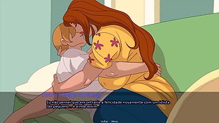 Mummy, game sex scene, creampie