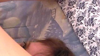 An Amazing Brunette From France Getting Destroyed by Two Horny Dudes