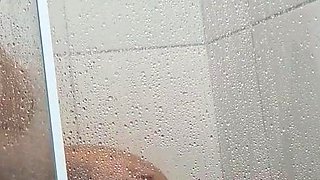 Anal Teaser with dildo shower Julie Oliver
