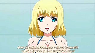 He has his busty wife wear cosplay and thrusts into her over and over again, cumming inside her over and over again.