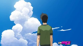 Hot Uncensored Hentai Teen Takes Huge Cumshot in Mouth - Blowjob & Fingering